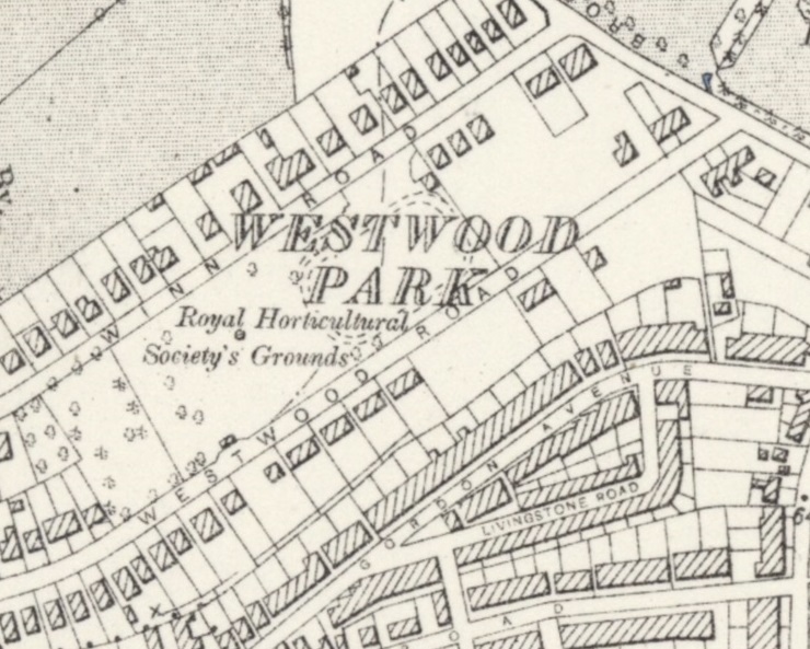 Southampton - Westwood Park : Map credit National Library of Scotland